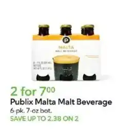 Publix Publix Malta Malt Beverage offer
