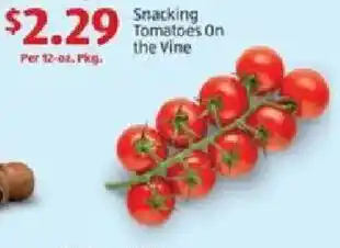 Aldi Snacking Tomatoes On the Vine offer
