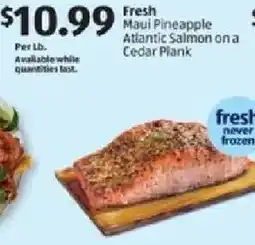 Aldi Maui Pineapple Atlantic Salmon on a Cedar Plank offer