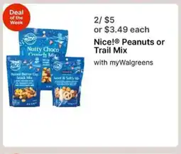 Walgreens Nice! Peanuts or Trail Mix offer