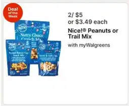 Walgreens Nice! Peanuts or Trail Mix offer