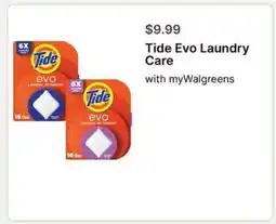Walgreens Tide Evo Laundry Care offer