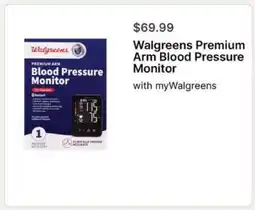 Walgreens Walgreens Premium Arm Blood Pressure Monitor offer