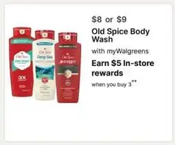 Walgreens Old Spice Body Wash offer