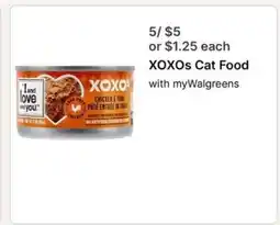Walgreens XOXOs Cat Food offer