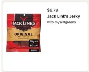 Walgreens Jack Link's Jerky offer