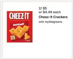 Walgreens Cheez • It Crackers offer