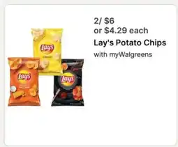 Walgreens Lay's Potato Chips offer
