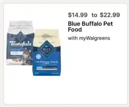 Walgreens Blue Buffalo Pet Food offer