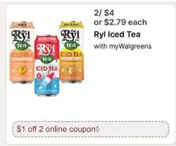 Walgreens Ryl Iced Tea offer