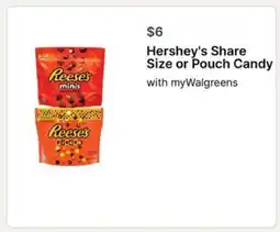Walgreens Hershey's Share Size or Pouch Candy offer