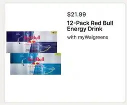 Walgreens 12-Pack Red Bull Energy Drink offer