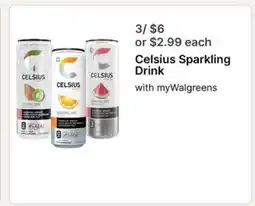 Walgreens Celsius Sparkling Drink offer