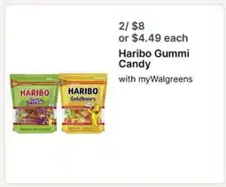 Walgreens Haribo Gummi Candy offer