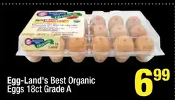 Super King Markets Egg-Land's Best Organic Eggs 18ct Grade A offer