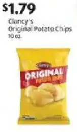 Aldi Clancy's Original Potato Chips offer