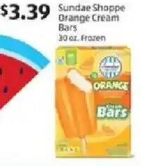 Aldi Sundae Shoppe Orange Cream Bars offer