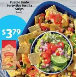 Aldi Pueblo Lindo Party Size Tortilla Strips offer