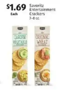Aldi Savoritz Entertainment Crackers offer