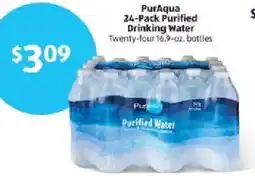 Aldi PurAqua Purified Drinking Water Twenty-four offer