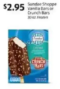 Aldi Sundae Shoppe Vanilla Bars or Crunch Bars offer