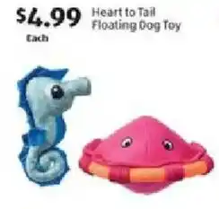 Aldi Heart to Tail Floating Dog Toy offer