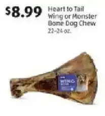 Aldi Heart to Tail Wing or Monster Bone Dog Chew offer