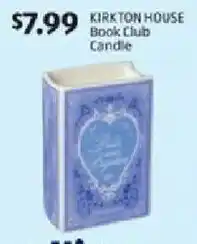 Aldi KIRKTON HOUSE Book Club Candle offer