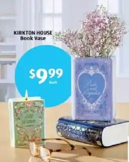 Aldi KIRKTON HOUSE Book Vase offer