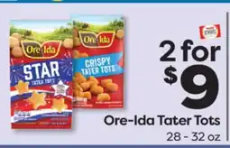 Weis Markets Ore-Ida Tater Tots offer