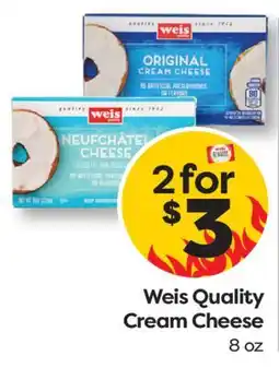 Weis Markets Weis Quality Cream Cheese offer
