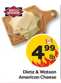 Weis Markets Dietz & Watson American Cheese offer