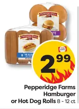 Weis Markets Pepperidge Farms Hamburger or Hot Dog Rolls offer