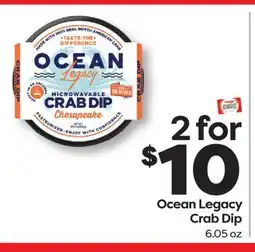 Weis Markets Ocean Legacy Crab Dip offer