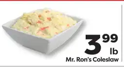 Weis Markets Mr. Ron's Coleslaw offer