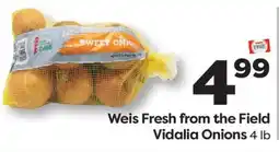 Weis Markets Weis Fresh from the Field Vidalia Onions offer
