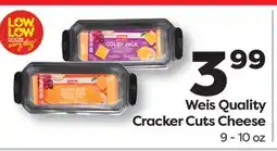 Weis Markets Weis Quality Cracker Cuts Cheese offer