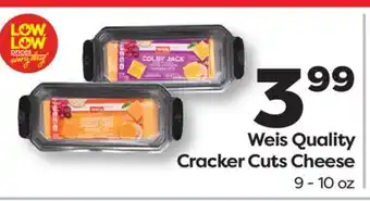 Weis Markets Weis Quality Cracker Cuts Cheese offer