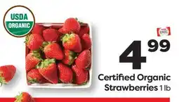 Weis Markets Certified Organic Strawberries offer