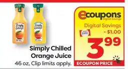 Weis Markets Simply Chilled Orange Juice offer