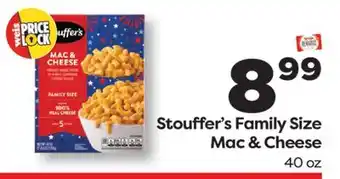 Weis Markets Stouffer's Family Size Mac & Cheese offer
