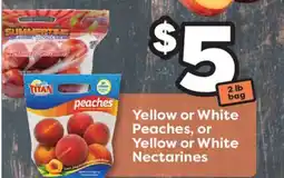 Weis Markets Yellow or White Peaches, or Yellow or White Nectarines offer