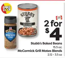 Weis Markets Stubb's Baked Beans McCormick Grill Mates Blends offer