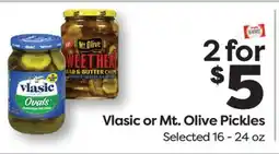 Weis Markets Vlasic or Mt. Olive Pickles offer