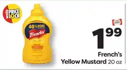 Weis Markets French's Yellow Mustard offer