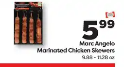 Weis Markets Marc Angelo Marinated Chicken Skewers offer