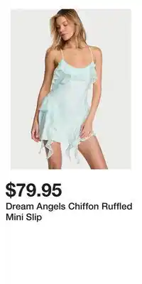 Victoria's Secret Dream Angels Chiffon Ruffled Mini Slip offer