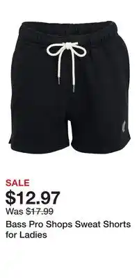 Cabela's Bass Pro Shops Sweat Shorts for Ladies offer