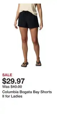 Cabela's Columbia Bogata Bay Shorts II for Ladies offer