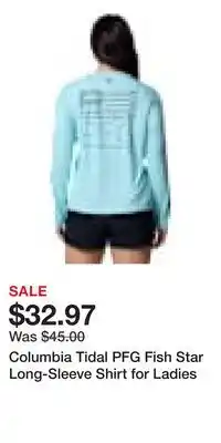 Cabela's Columbia Tidal PFG Fish Star Long-Sleeve Shirt for Ladies offer